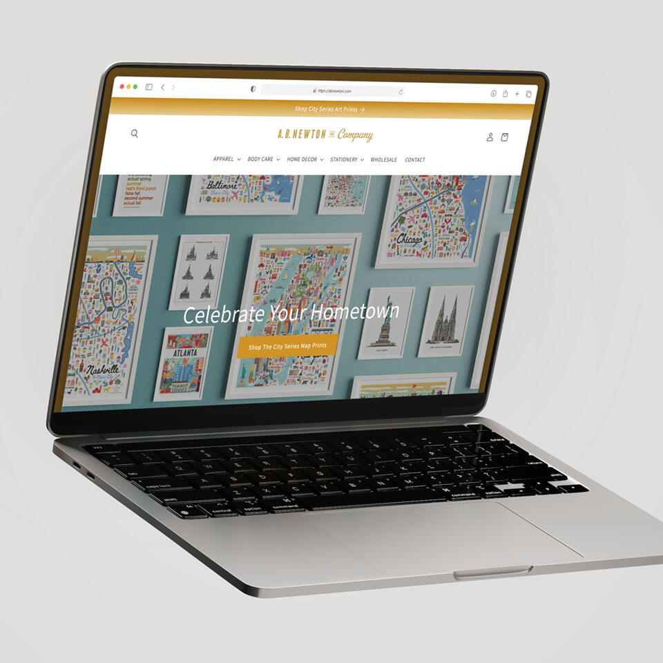 A. B. Newton and Company Site 2024 A. B. Newton and Company Shopify Site 2024